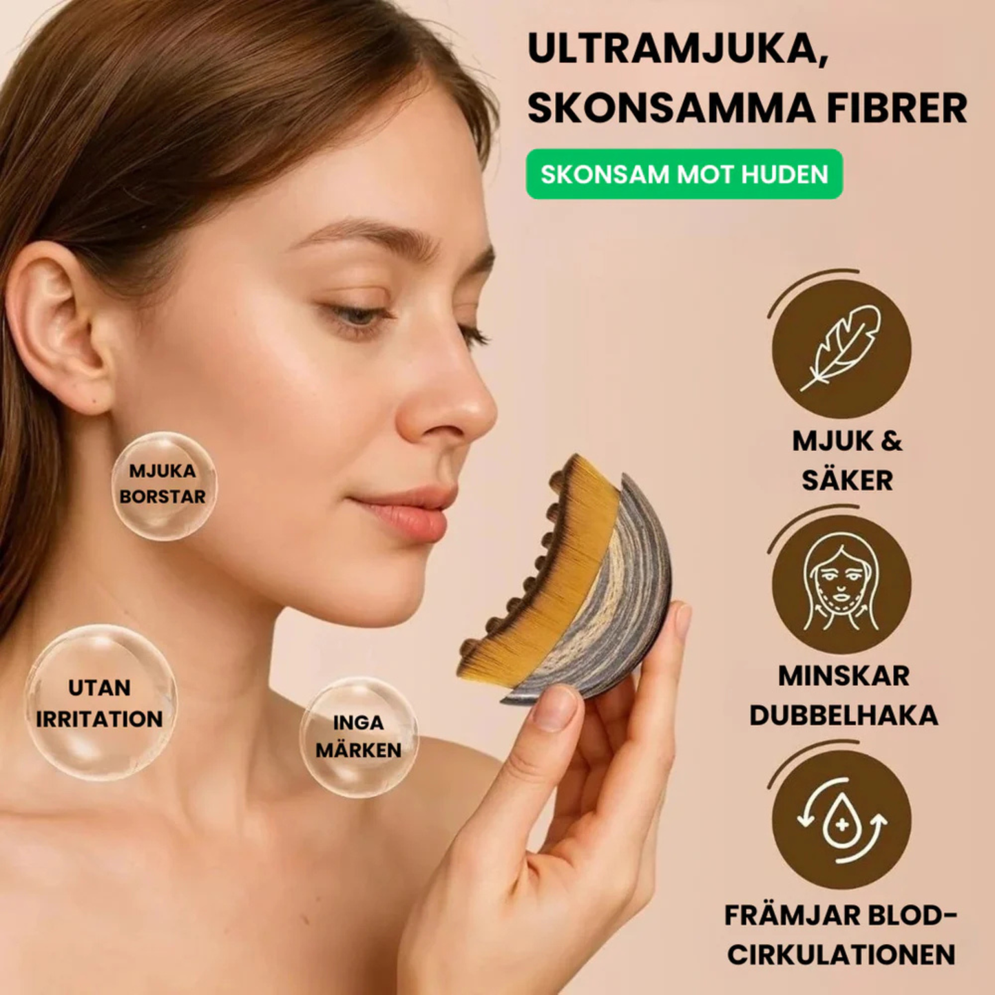 Lymfborste – För Ansiktskontur och Lymfdränering